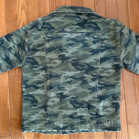 No Boundaries Camouflage Denim Jacket Size XS 1 - Picture 9 of 16